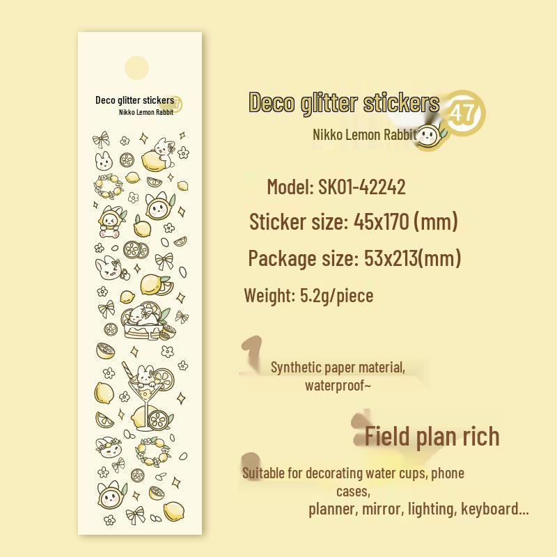 Muzili Deco Dot Stickers - Little Nose Ga - M5 Journal Decoration