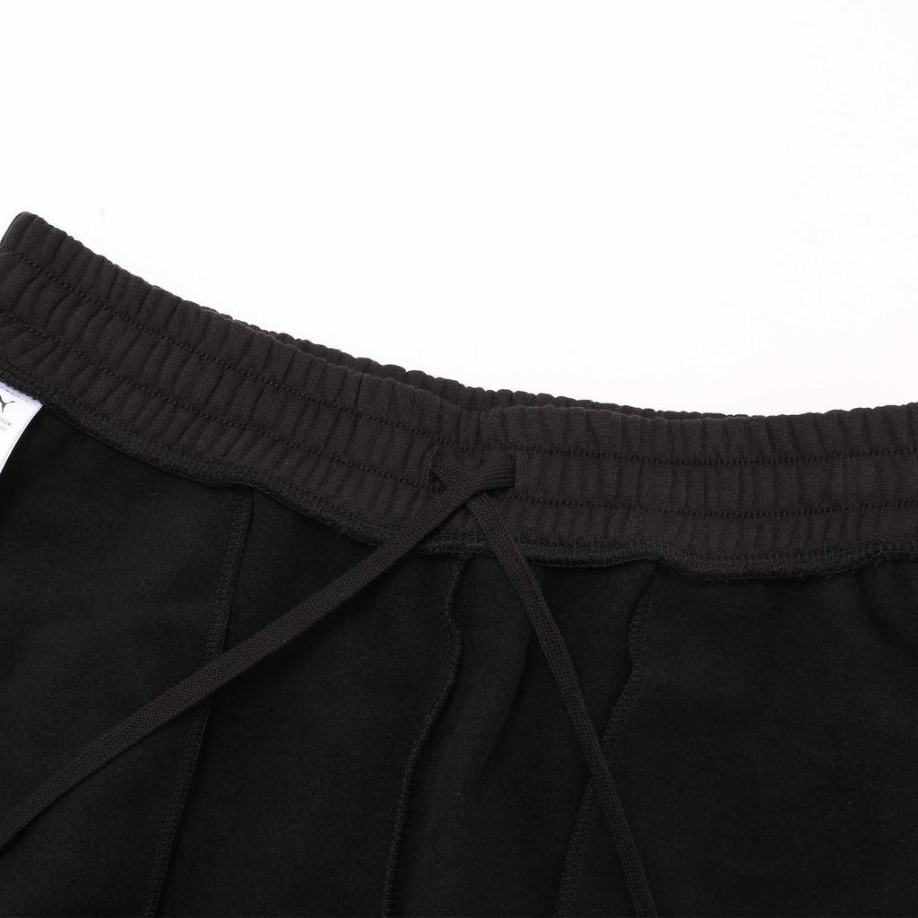 Puma Ess Logo Sweatpants Fl Comfort Breathable Fleece Knit Sports Pants Men Bottoms Black 690265-01