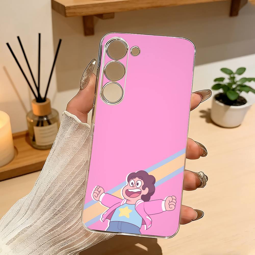 Cartoon Warm S-Steven U-Universe Phone Case For Samsung Galaxy A71,A70,A52,A51,A40,A30 Transparent Cover