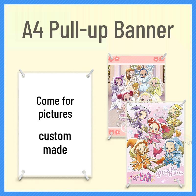 Seon Jae & Woo Seok A4 Desktop Display Stand - Concert Photo Pull-up Banner, Support Merchandise