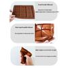 Molde de silicona para barra de chocolate, antiadherente, reutilizable, de grado alimenticio, molde de silicona para barra de chocolate de Dubái, regalo hecho a mano con forma de pistacho