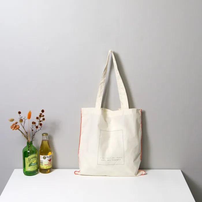 White Stitch Bag