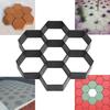 Plastic Garden Paths Maker Home Paths Paving Cement Mold Road Concrete Pavement Mold Reusables Brick Mold