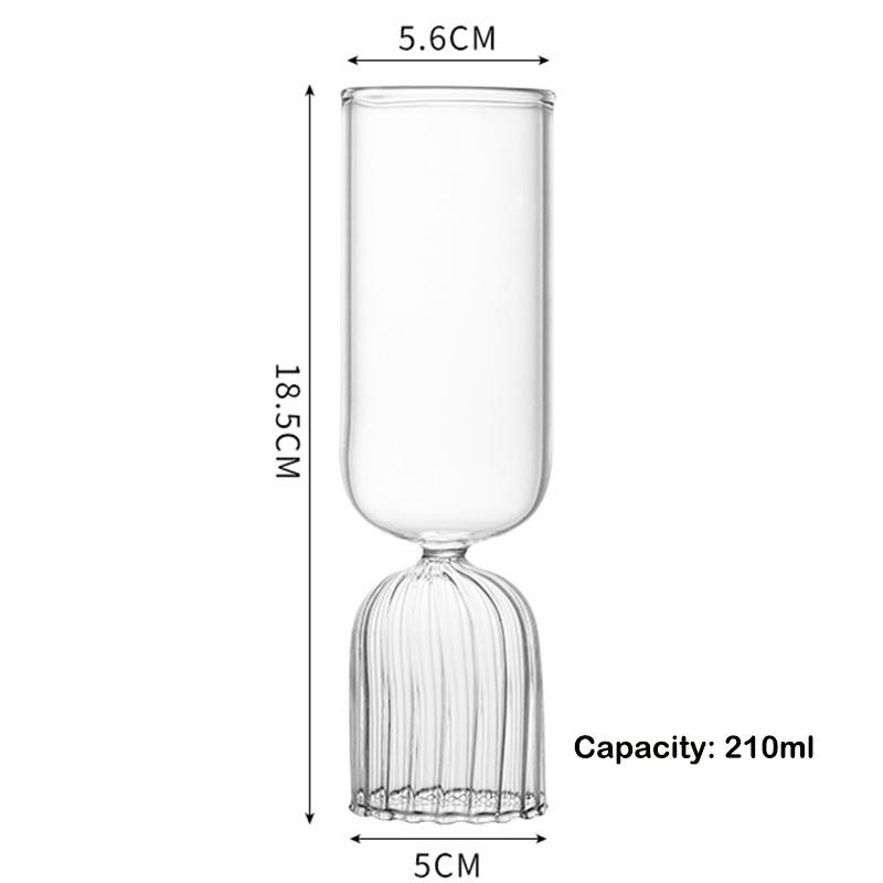 Creative Cocktail Glass - Mushroom/Swan/Heart/Octopus/Fish Design Cocktail Glass, Novelty Drink Cup for KTV Bar Night Party