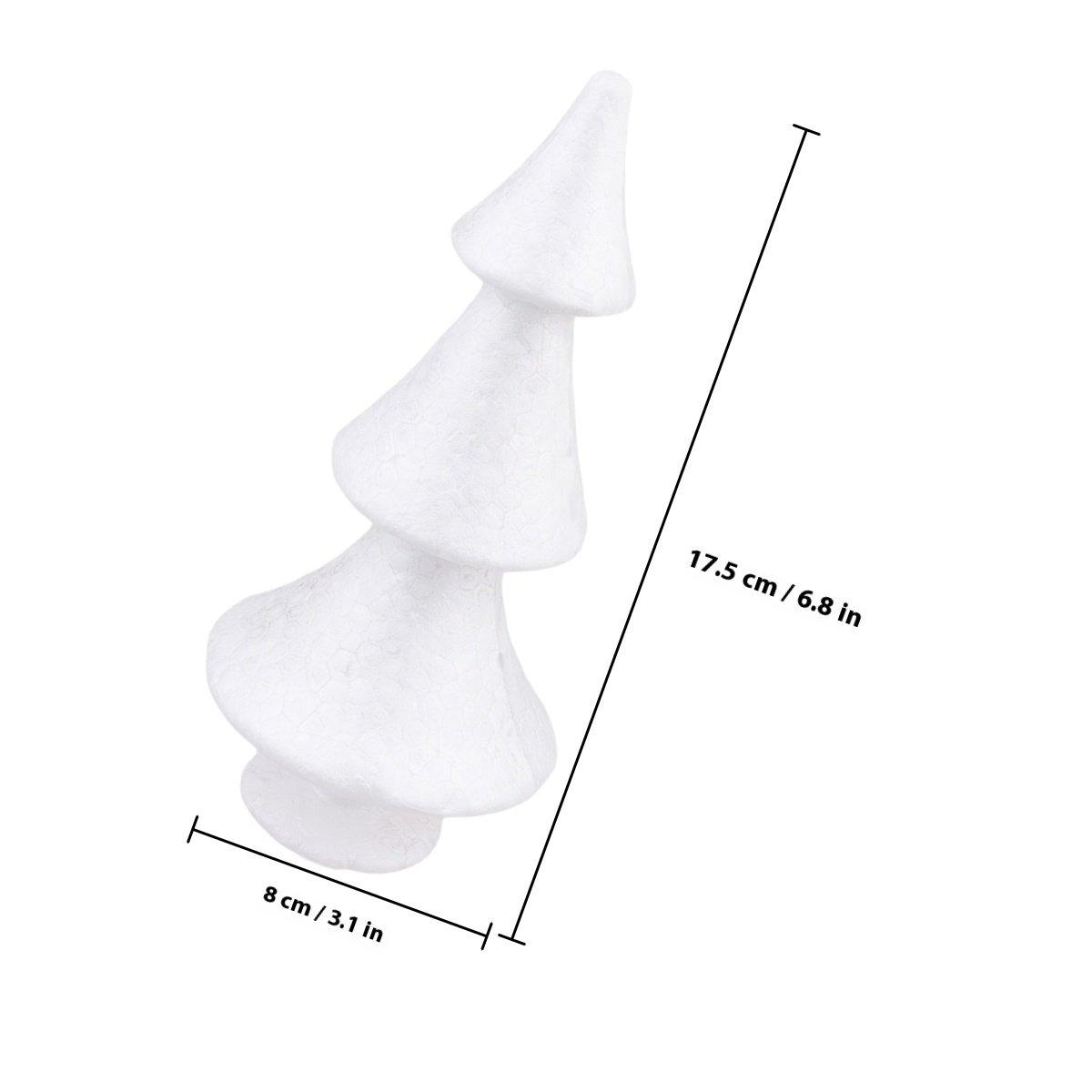 40 см Белое Пенопластовое Дерево Поделка для Рождества Зимы Нового Года DIY Проект Образовательная Активность Раскрашивание Раскрашивание Клеивание Декоративное other