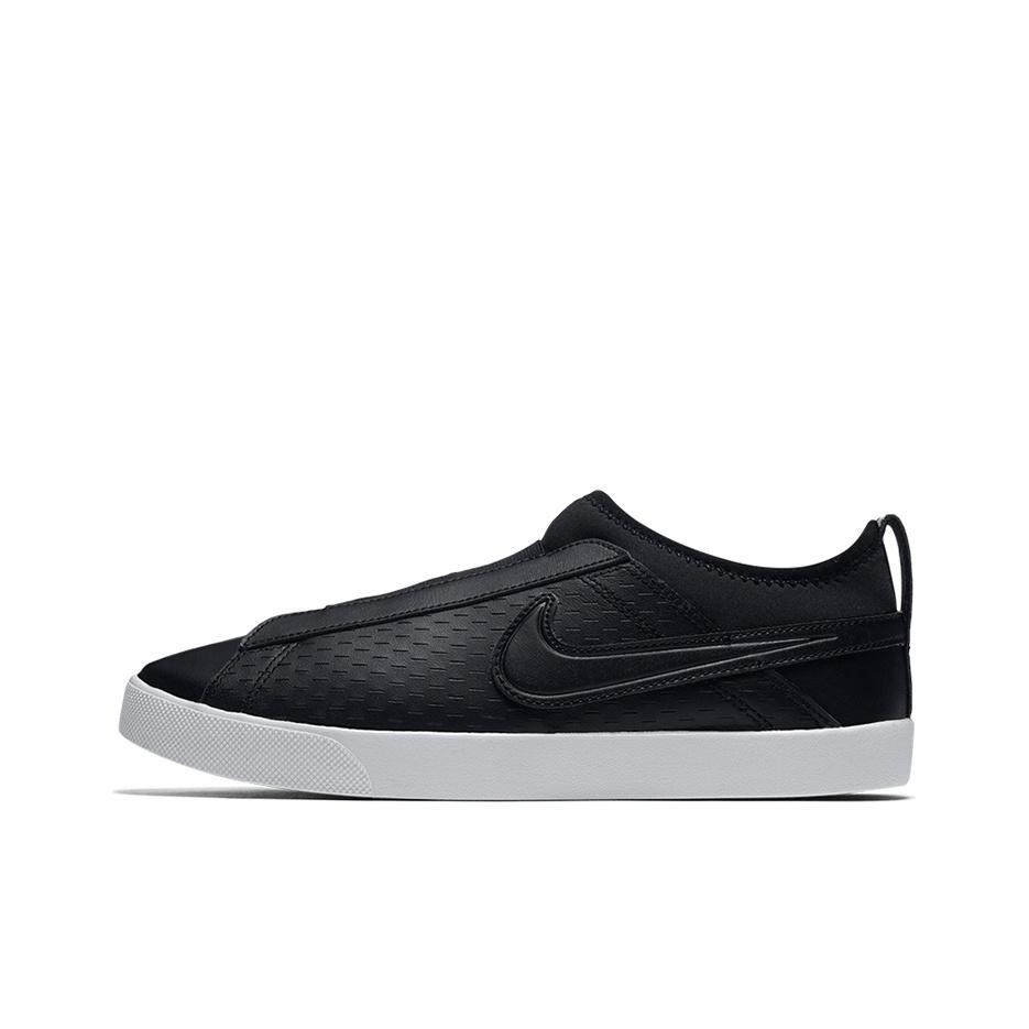 Nike Racquette 17 Slip Low Top Tennisschuhe Damen Sneaker Schwarz Weiß 902861-001