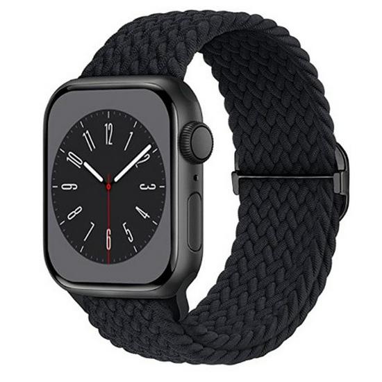 Elastic Woven Nylon Strap for Apple Watch Series 4-10 & Ultra 2