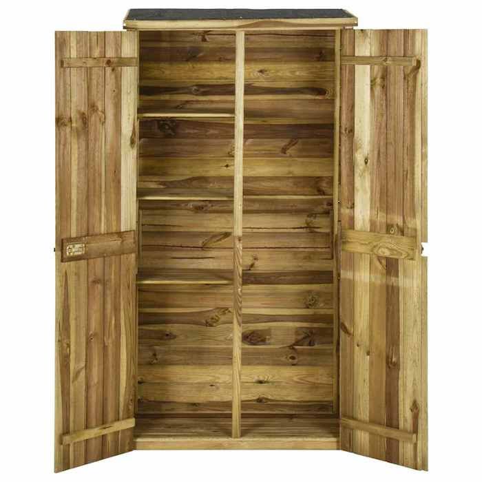 VidaXL Garden Tool Shed Pine 85 X 48 X 177 Cm
