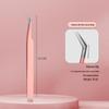 Gold Stainless Steel Precision Eyelash Tweezers for Grafting and Separation
