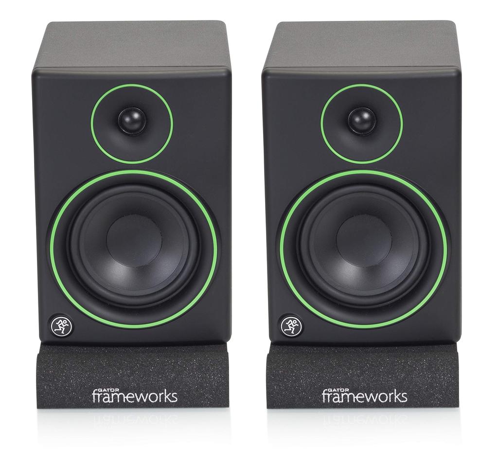GATOR Frameworks Isolation Pad for Monitor Speakers, Small (GFW-ISOPAD-SM)