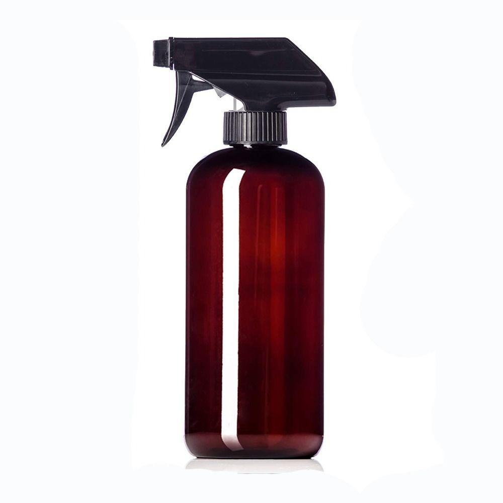 1/2Pcs Amber Refillable Empty Bottle 500ml Trigger Sprayer Mist Stream Home Garden Plant Kitchen