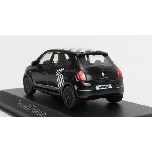 NOREV Renault Twingo 1/43 Scale Diecast Model Car, Renault TWINGO URBAN NIGHT 2021 (Black)