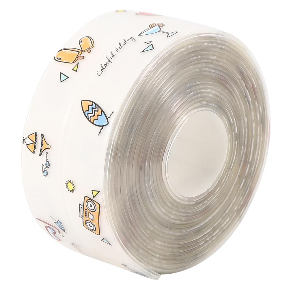 Wodoodporna Taśma Uszczelniająca Przezroczysta PVC Odporna na Pleśń do Użytku w Kuchni, Toalecie, UmywalceTransparentna