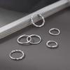 Real 925 Silver 9/11/13/15MM Twist Round Hoop Earrings For Women Classic Fine Jewelry Minimalist Geometric Accessories