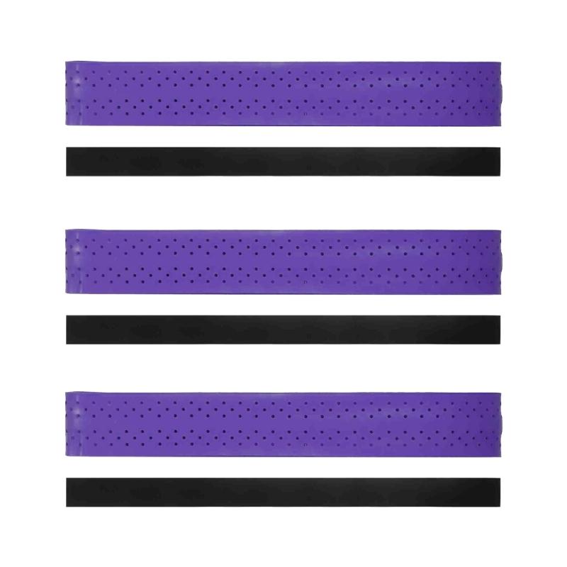 3 Stück PU Tennis Schläger Overgrip Tennis Griffe Schläger Wraps Badminton Overgrip Schweißband Rutschfest Tennis Angelgriff