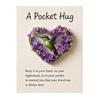 Pocket Hug Hummingbird Mini Pocket Hug Heart Cute Hummingbird Ornament with Encouragement Card Keepsake