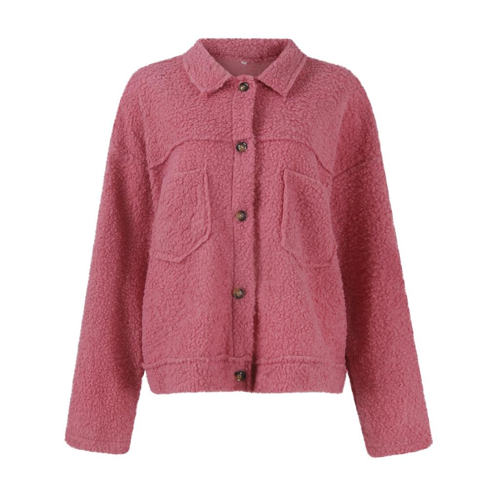 Damenjacken Herbst Casual Windbreaker Mäntel Jacke Oberbekleidung mit Taschen Langarm Mantel Freizeitjacke