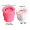 Cylinder Candle Holder Resin Moulds Candlestick Silicone Mold Casting Mould DIY Concrete Epoxy Resin Mold for Home Decor
