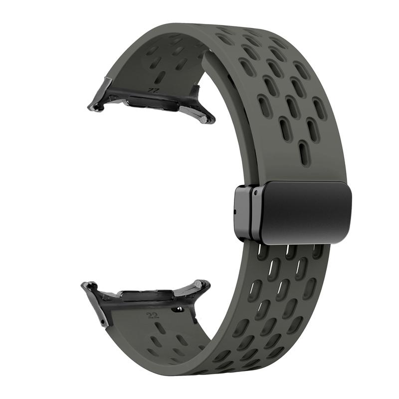 No Gaps Magnetic Buckle Silicone Strap For Samsung Galaxy Watch 8 40mm 44mm/8 Classic 46mm Bracelet Band Galaxy Ultra 2026 47mm