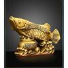 High Quality Copper Fish Ornaments Gold Dragon Home Living Room Office Decor