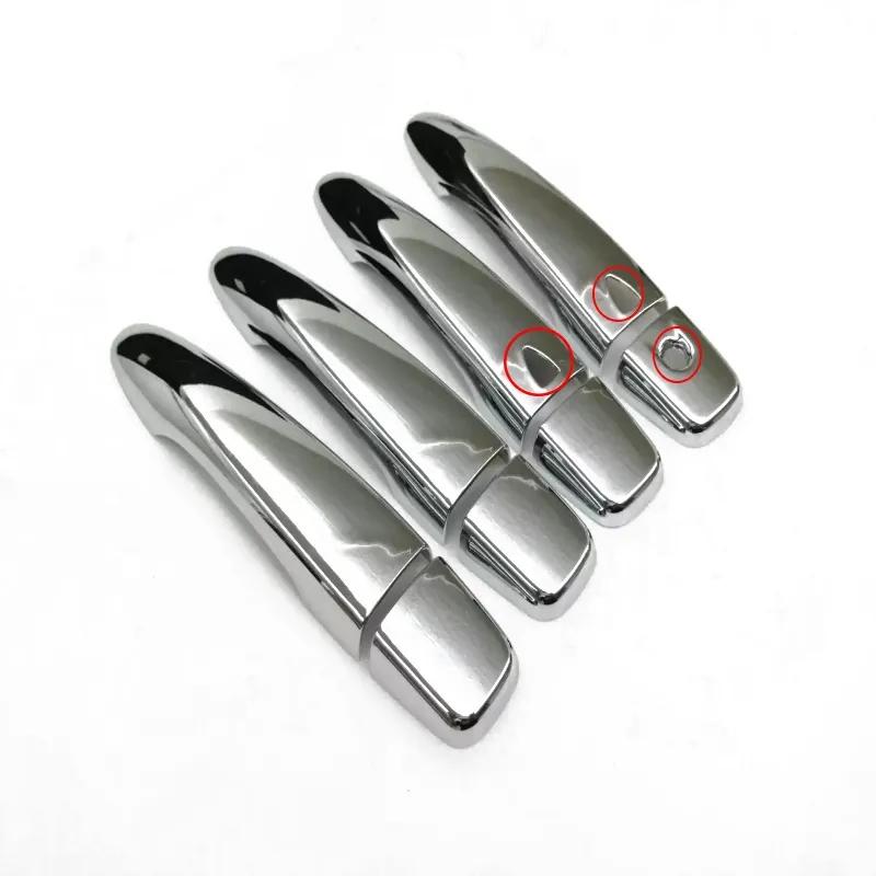 

For Nissan Maxima A36 2016 2017 2018 ABS Carbon Fiber Glossy Black Door Handle Cover Trims Car Styling Accessories Silver 1K 2B