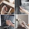 105 Degree Angle Socket Adapter 1/4 inch Extension Hex Drill Bit Adjustable Screwdriver Holder Slotted Phillips Power Hand Tools