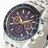 Salvatore Marra Solar Chronograph Limited Italian Blue and Pink Men's Radio-Controlled Watch, Edition, Brand, Gold, SM14117-SSBLPG