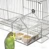 High-Quality Transparent Visible Bird Roof Feeder with Easy-to-Clean Pull-Out Drawer - Acrylic Roof Feeder