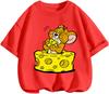 Youth Street Trend Tom And Jerry Tee Summer Soft Casual Round Neck Short Sleeve Children Clothing