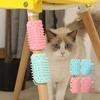 Cat Hair Removal Massage Brush Pineapple Cat Ear Shape Table Leg Scratching Tool Soft Double-Sided Comb for Dogs Cats Self Cleaning Soothing Pet
