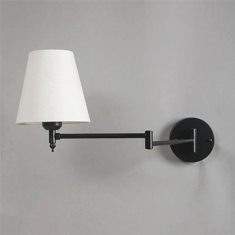 Nordic Adjustable Folding Wall Lamps Rotating Rocker Arm Light Fixtures Modern Minimalist Bedroom Study Bedhead LED Wall Lights