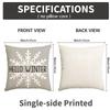 1Pc/4Pcs Christmas Pillow Cover, Dwarf Santa Claus Festive Decoration Living Room Sofa Cushion Cover, Christmas Decorations
