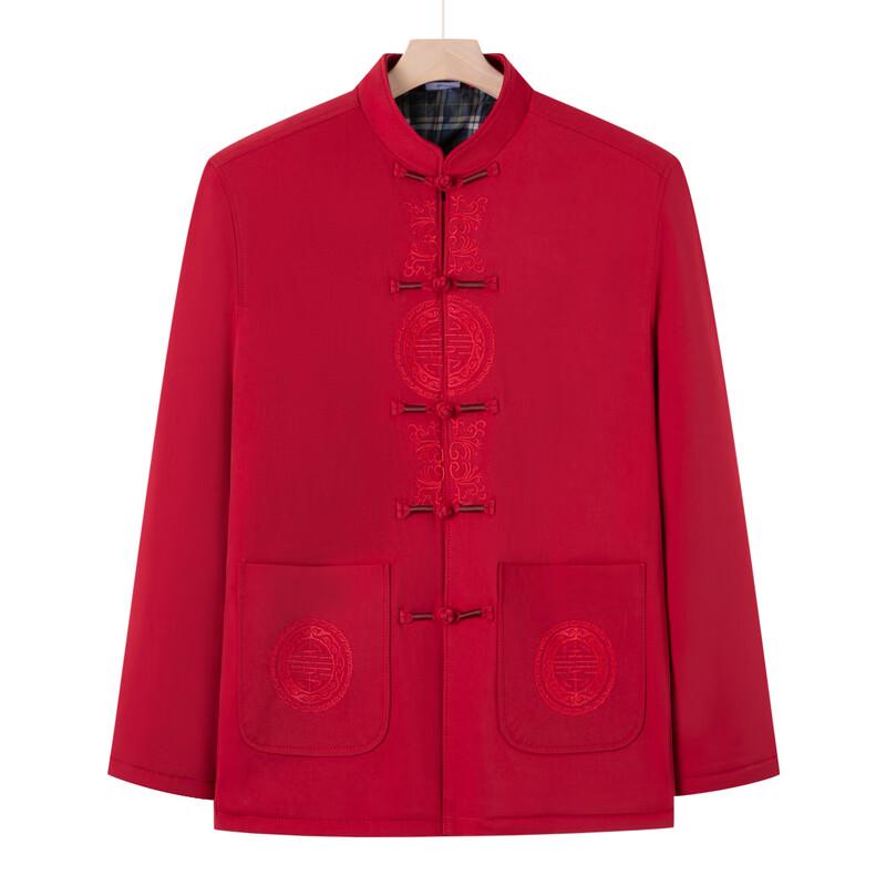 Elderly Women's Fleece-Lined Chinese Style Tang Suit Jacket