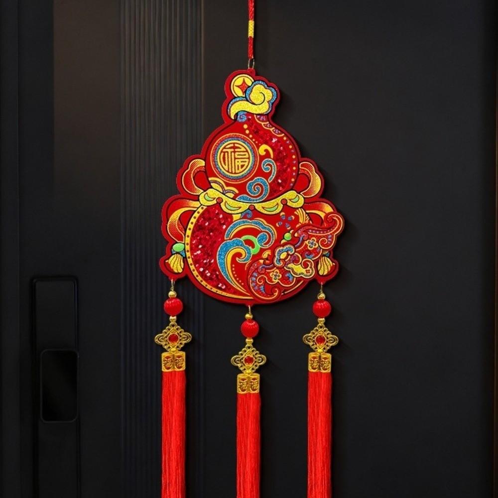 Handmade Chinese Lucky Character Pendants Traditional Fu Character Pendants  Spring Festival