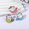 Charm Mermaids Cats Alloy Brooch Fashionable Lapel Accessory For Kids Friend Parties Casual Outfits