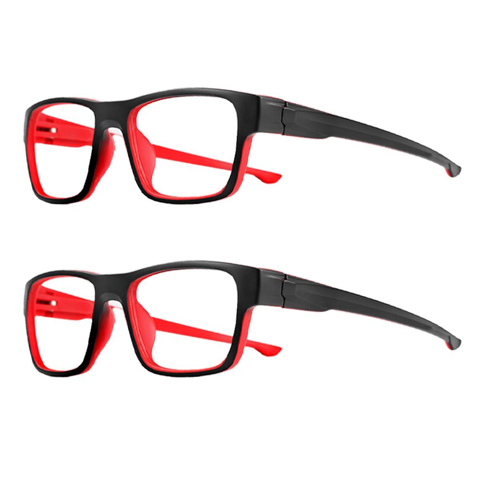 

2 шт. Очки для чтения с защитой от синего света, элегантный квадратный дизайн в полной оправе, идеально подходят для спорта и чтения, унисекс 3.0