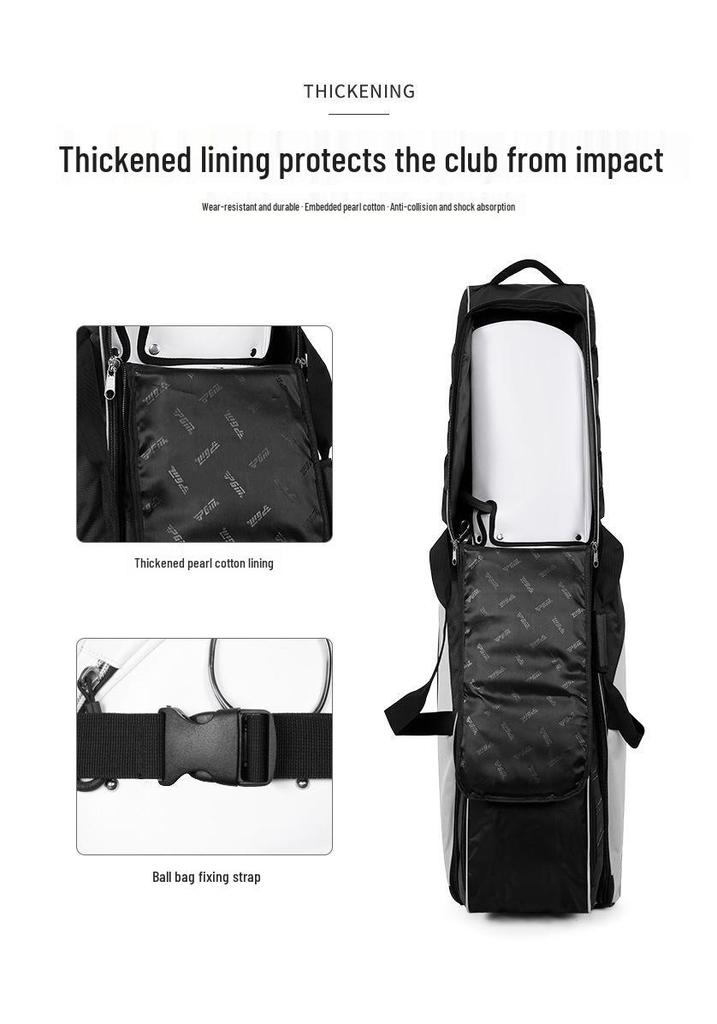 PGM Golf Air Travel Bag: Thickened Anti-Collision Cotton Design for Men and Women
