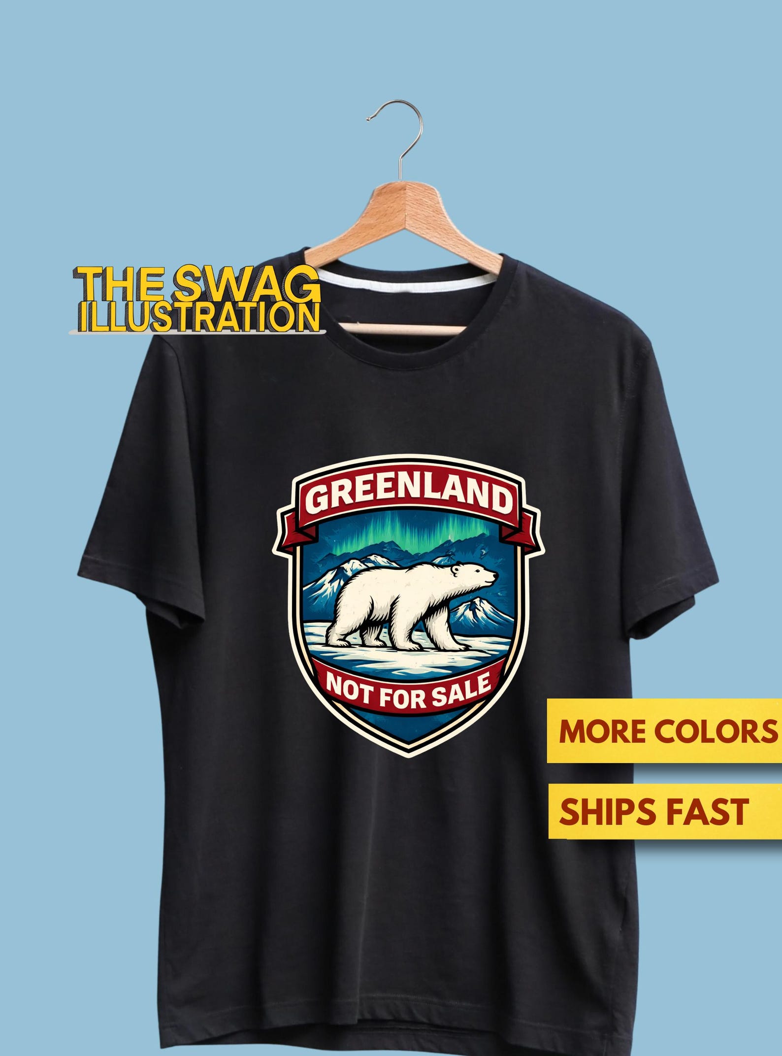 Greenland Shirt, Greenland Is Not For Sale Shirt, Democratic Save Greenland Shirt, Anti-Trump Political Shirt, Ultra Soft Premium Tee 4XL