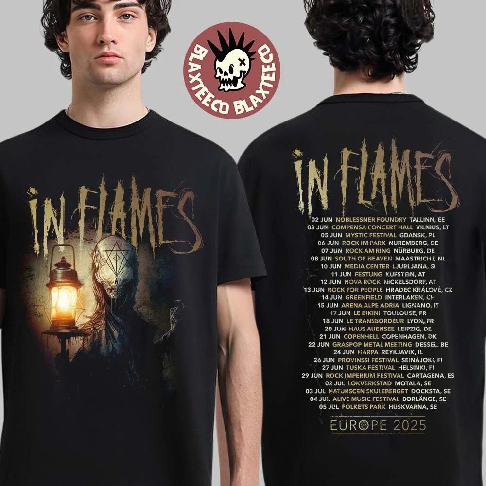 In Flames Europe Tour 2025 Jesterhead reprint shirt AN53796 S
