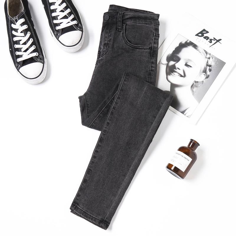 Xintang Dámské skinny džíny s vysokým pasem: Jaro/Podzim 2025, Elastické tužkové kalhoty slim fit.