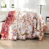 Floral Birds Cotton Towel Blanket, Bedspread, Sofa Towel With Tassel, High Quality, 200*230, 150*200 Cm, Delicate