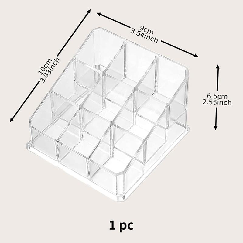 

24/9 Сетка Акриловая Коробка Для Макияжа Органайзер Для Хранения Кистей Для Макияжа Органайзер Для Ванной Комнаты И Хранение