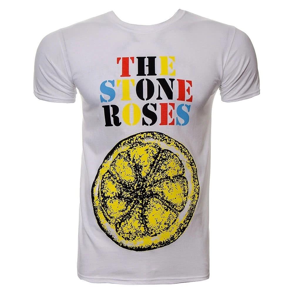 The Stone Roses T-shirt Lemon Logo smiths oasis waterfall adored vintage cure Wm 3XL