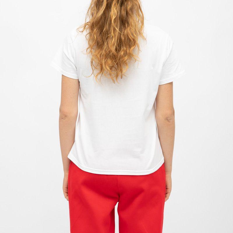Tee shirt blanc skateboard imprimé graphique tess Femme LA PETITE ETOILE