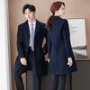 Professional Wool Blend Mid-length Work Coat