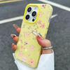 Cute Sweet Pink Floral Phone Case For iPhone 11 12 13 14 15 16 17 Pro Max XS X XR 7 8 Plus 16E 17 Air SE 2020 Candy Color Cover