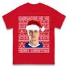 Garnacho Ho Ho Christmas T Shirt Funny Ugly Christmas Football Unisex T Shirt