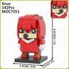MOC Hedgehog Brickheadzed Dr Eggman Tails Bricks Anime Game Figures Compatible Building Blocks Toys For Children Adults Gift DIY