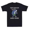 Daddy Shark Tee Forget Papa Bear Im A Daddy Shark Vintage Unisexs Tshirt Cotton