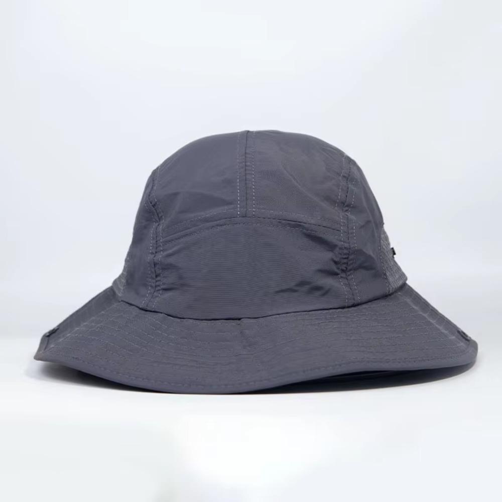 New Lightweight Bucket Hat Breathable Wide Brim Sun Hat Adjustable Uv Protection Fisherman Cap Summer